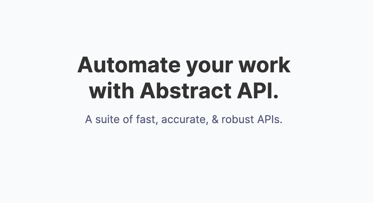 Abstract APIs logo or screenshot